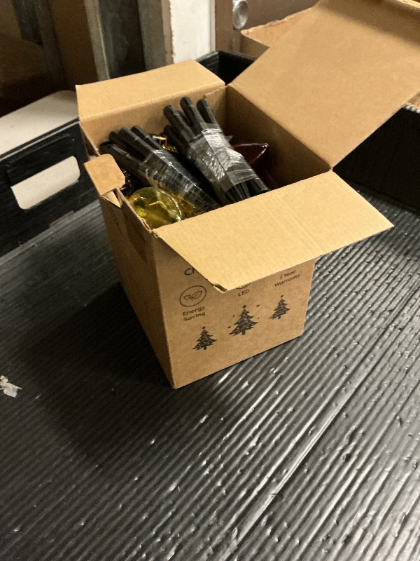 Photo 1 of 2 Pack C9 Christmas Pathway Lights Outdoor, Total 34.8 Ft 20 LED C9 Pathway Light, Waterproof Connectable Walkway Lights for Yard Ground Sidewalk Driveway Christmas Decorations