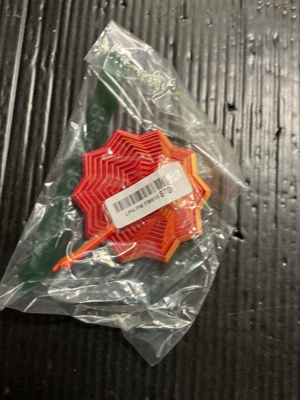 Photo 1 of 3D Printed Expanded Sensory Fidget Star,Expandable 4.33Inch Fractal Fidget Toys Octagonal with Handle,Honeycomb Whirling Spiral Design with Handle for ADHD & Stress Relief (Red-Gold B)