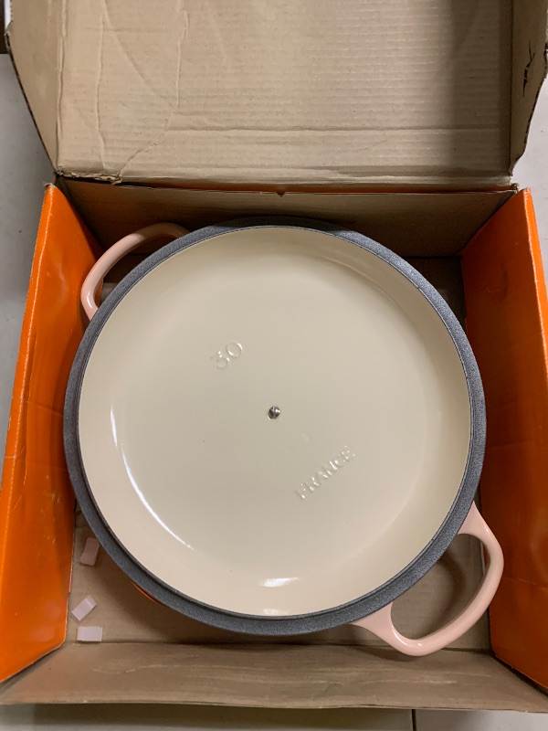 Photo 1 of Le Creuset Enameled Cast Iron Signature Round Braiser, 3.5qt. Peche