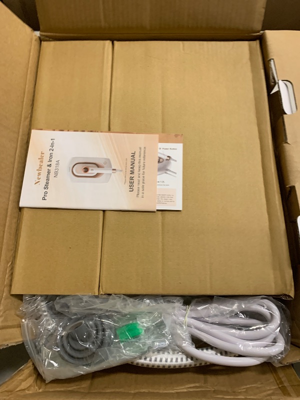 Photo 1 of Newbealer 2In1 Pro Steam Station Iron, 1550W Turbo 3-level Steam & 3 Dry Heat Modes for Clothes, 30s Heat Up, 1.2L Detachable Tank, Auto-Off, Self Cleaning, Commercial-Grade for Home & Hotel (Green)