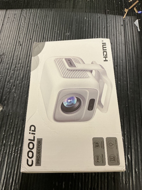 Photo 1 of [Auto Focus & 2026 Upgraded] Mini Projector 1080P FHD Support 4K Portable Projector with WiFi6 and Bluetooth5.4 Built-in App 180° Adjustable Auto Keystone, Compatible with HDMI/Laptop/USB, Black