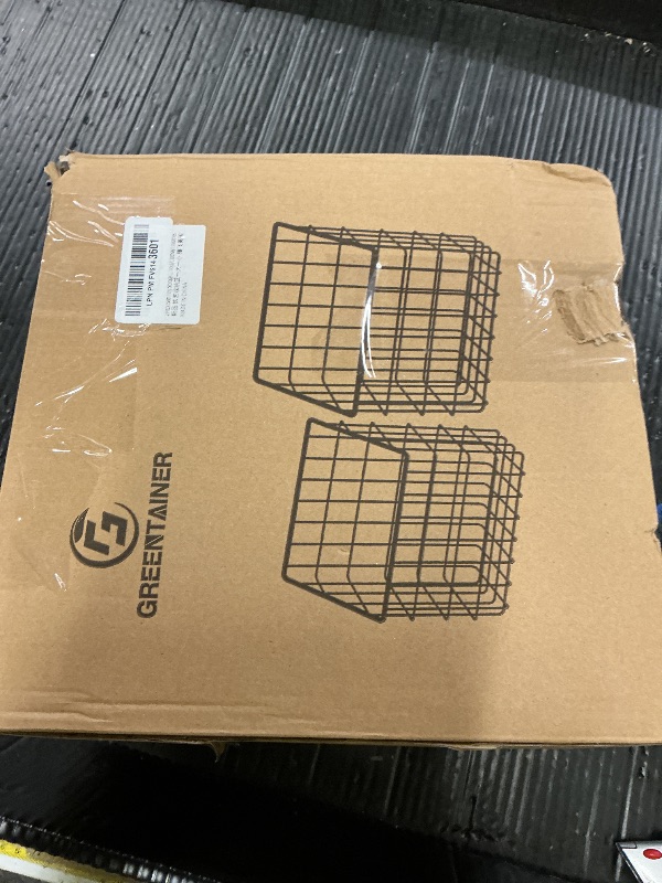 Photo 1 of 2 Pack Bath Toy Storage Organizer Basket, Large Metal Bathtub Toy Holder, Wall Mounted Hanging Shower Basket, Bath Toy Organizer For Bathtub for Easy Access and Sorting Toys/Clothes/Toiletries