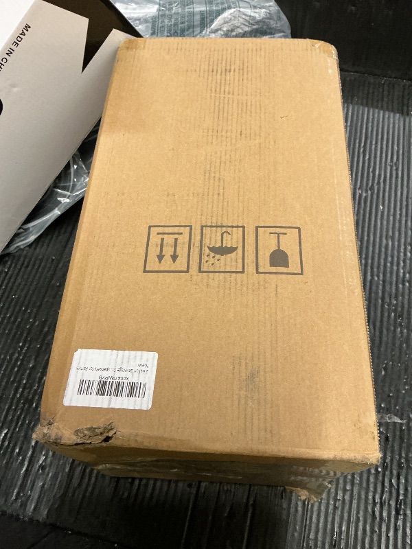 Photo 1 of 2 Gallon Beverage Dispenser with Stand and Lid, 18/8 Stainless Steel Spigot - Mason Jar Drink Dispensers with Lids, Glass Drink Dispensers for Parties