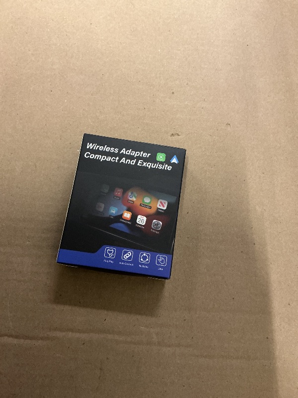 Photo 1 of 2026 Aimoon Mini Wireless CarPlay Adapter Upgrade Wired to Wireless for CarPlay & Android Auto Plug and Play Fast Auto-Reconnect Stable Control Zero Delay Car Play for iPhone iOS 10+ Android 11+