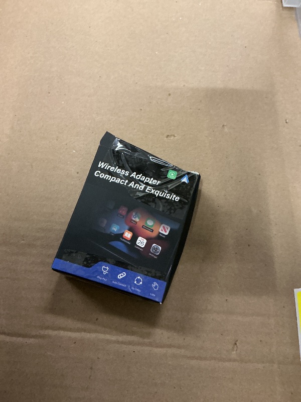 Photo 1 of 2026 Aimoon Mini Wireless CarPlay Adapter Upgrade Wired to Wireless for CarPlay & Android Auto Plug and Play Fast Auto-Reconnect Stable Control Zero Delay Car Play for iPhone iOS 10+ Android 11+