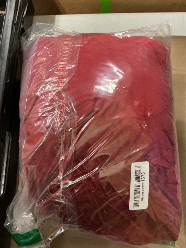 Photo 1 of 1 Pack Wine Red Crystal Velvet Fitted Sheet Queen with 16" Elastic Deep Pocket, Ultra Soft Fluffy Double Fitted Bottom Sheet Only, Warm Fuzzy Flannel Mattress Protector for Fall Winter Spring