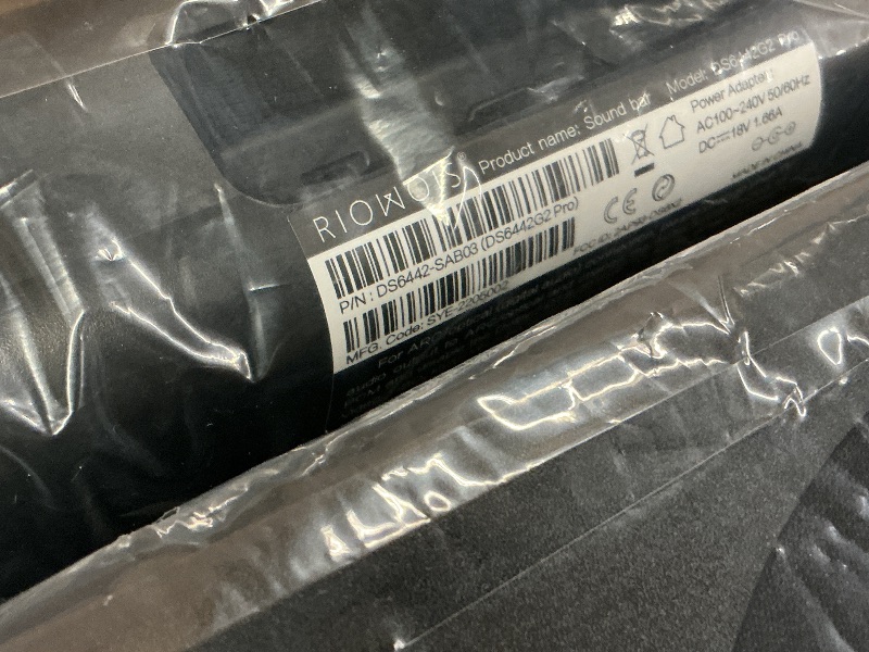 Photo 1 of RIOWOIS Sound Bar for Smart TV,3.1ch Soundbar with Wired Subwoofer,100W Deep Bass, TV-ARC/Optical/AUX/Bluetooth 5.3 Connect, Surround Sound System for TV PC/Gaming/Projectors