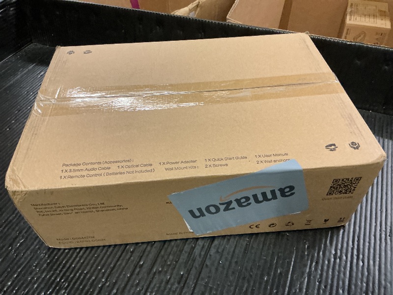 Photo 1 of RIOWOIS Sound Bar for Smart TV,3.1ch Soundbar with Wired Subwoofer,100W Deep Bass, TV-ARC/Optical/AUX/Bluetooth 5.3 Connect, Surround Sound System for TV PC/Gaming/Projectors