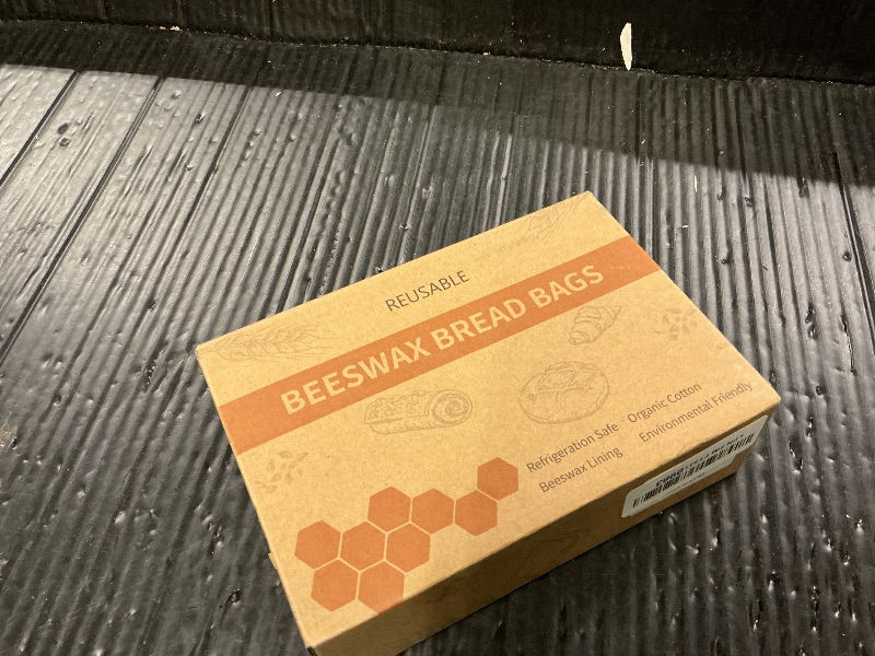 Photo 1 of 2-Pack Beeswax Bread Bags for Sourdough Homemade Bread?XL Reusable Beeswax Bread Storage Bag?Portable with large capacity?Keeps Fresh, Easy to Clean