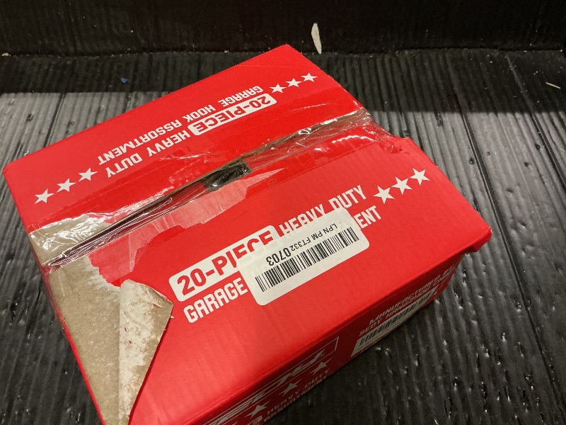 Photo 1 of 20 Pack Heavy Duty Garage Storage Hooks with Extension Cord Organizer, Solid Steel Wall Mount Hook Set with Anti-Slip Coating Utility J Hooks for Ladders,Bikes,Ropes,Broom,Garden,Yard and Power Tools