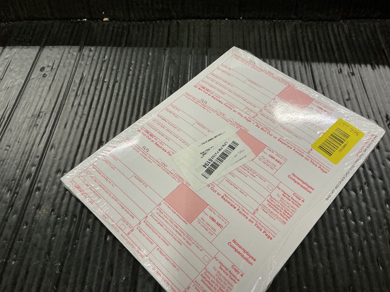 Photo 1 of 1099 NEC Tax Forms 2025 with Envelopes, 4 Part 15 Pack Tax Forms Kit and 15 Self-Seal Envelopes –Great for QuickBooks and Accounting Software, Value Pack for Business - Made in The USA - 15-Pack