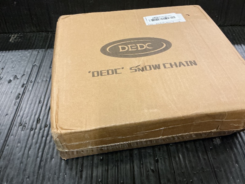 Photo 1 of DEDC Auto Lock Snow Tire Chains, 50s Quick Easy, Enhanced Manganese Steel Alloy Endurance Life 650 Mi, Icy and Snowy Road Tire Traction for Car SUV 235 245 255 265 275 Set of 2 (LS1521)