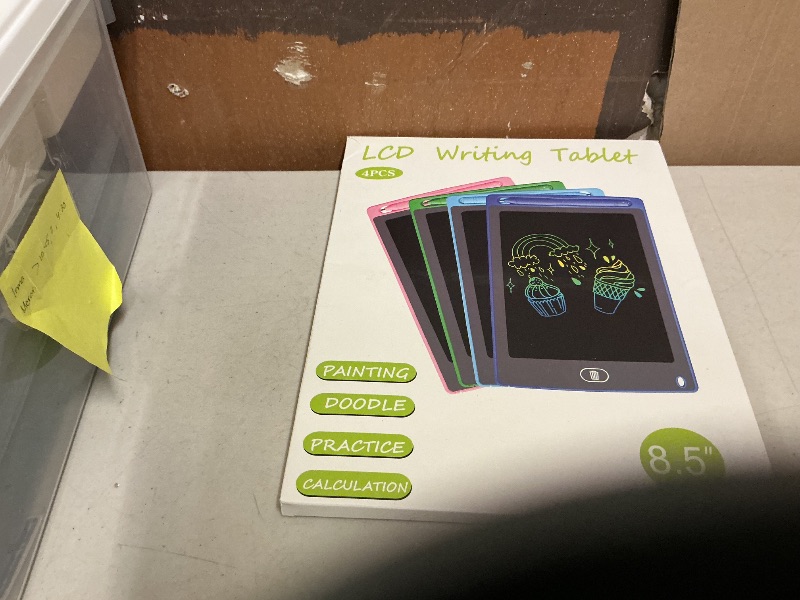 Photo 1 of 4 Pack LCD Writing Tablet for Kids, 8.5 Inch Colorful Doodle Board Drawing Tablet, Educational Learning Toys Birthday Gifts for Boys Girls Age 3 4 5 6 7 8