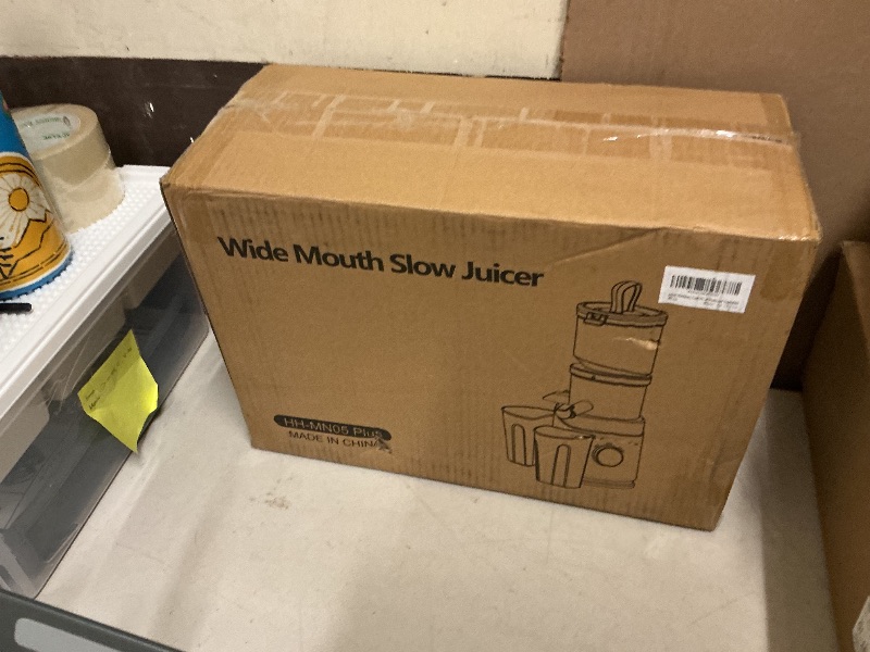 Photo 1 of Juicer Machines, Cold Press Juicer with Wide Chute, 150 Watts