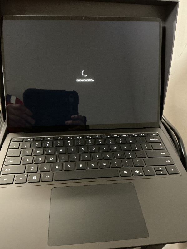 Photo 1 of Microsoft Surface Laptop (2024), Windows 11 Copilot+ PC, 13.8" Touchscreen Display, Snapdragon X Elite (12 core), 16GB RAM, 512GB SSD Storage, Black