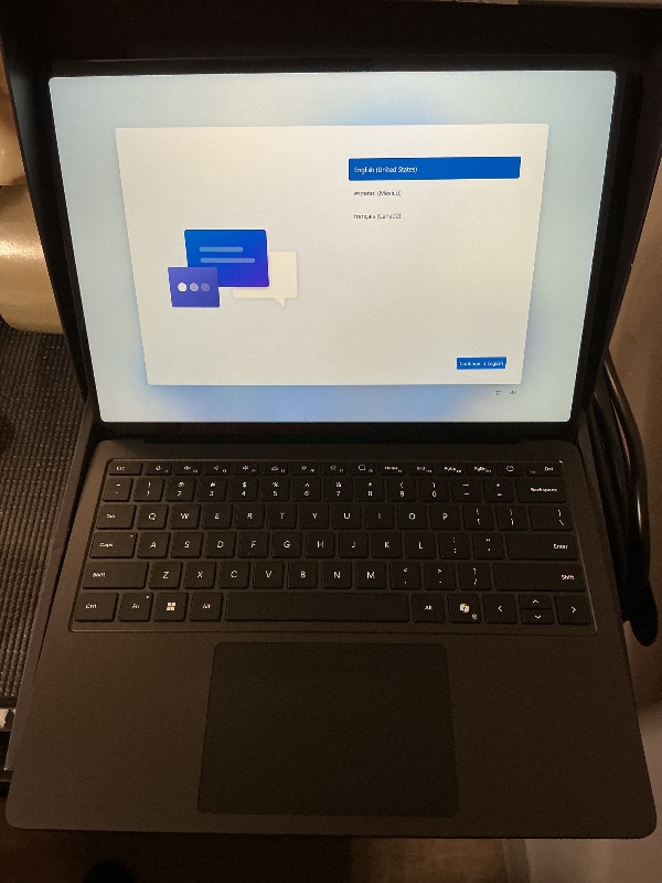 Photo 1 of Microsoft Surface Laptop (2024), Windows 11 Copilot+ PC, 13.8" Touchscreen Display, Snapdragon X Elite (12 core), 16GB RAM, 512GB SSD Storage, Black