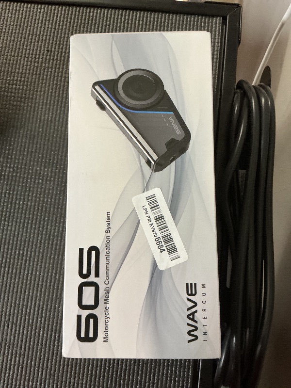 Photo 1 of Sena 60S Motorcycle Communication Headset with Wave, Mesh, and Bluetooth Intercom, 2nd Generation Sound by Harman Kardon