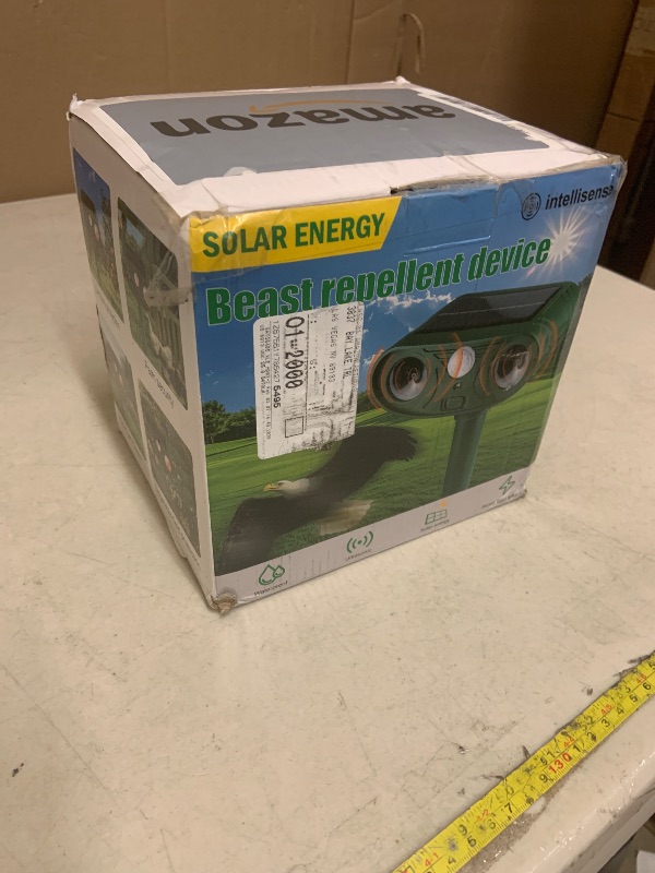 Photo 1 of 2026 Racoon Squirrel Sonic Fortress Pro Rabbit Repellent Outdoor, Solar Ultrasonic Animal Repeller Deer Deterrent with Motion Sensor to Scare Cat Skunk Dog Out of Garden Farm Yard(4Pack)