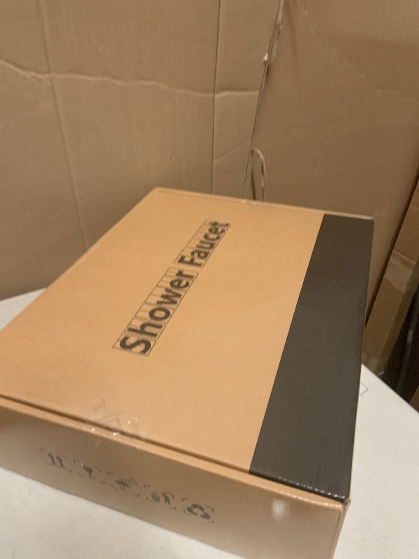 Photo 1 of ELLO&ALLO Shower Faucet Set Mixing Valve and Trim Kit, Rainfall Shower Head with Handheld Combo