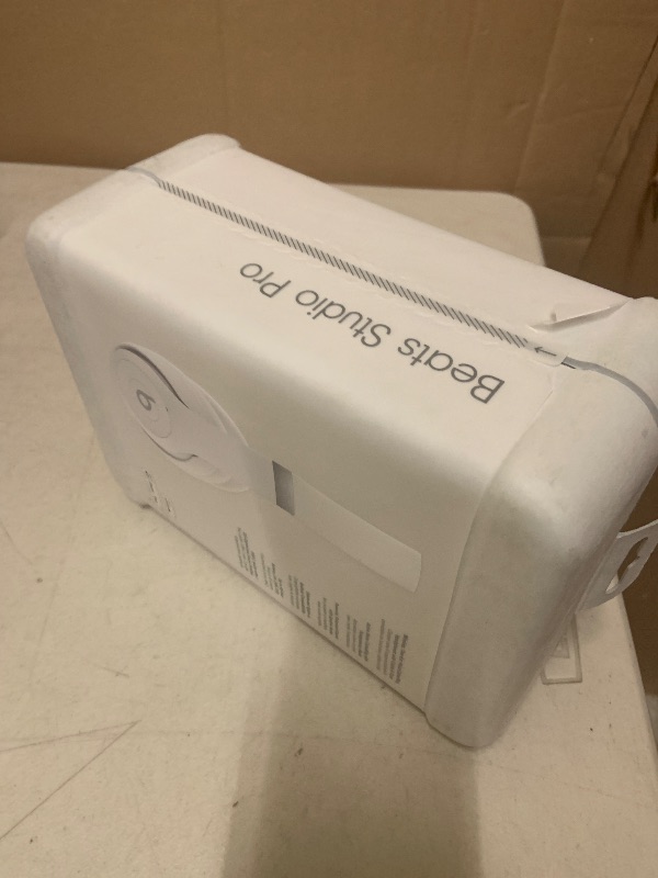 Photo 1 of Beats Studio Pro - Premium Wireless Over-Ear Headphones- Up to 40-Hour Battery Life, Active Noise Cancelling, USB-C Lossless Audio, Apple & Android Compatible - Matte White