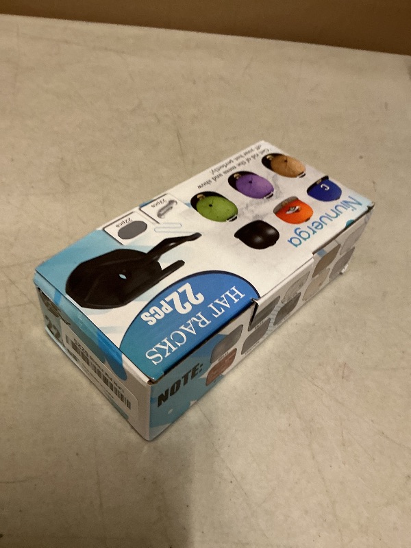 Photo 1 of 22 Pack Adhesive Hat Hooks for Wall, Super Strong Hat Rack for Baseball Caps, Hat Organizer Display for Home Decor, Hat Hangers Holder for Wall, Door, Closet, No Drilling - USA Patented (Black)