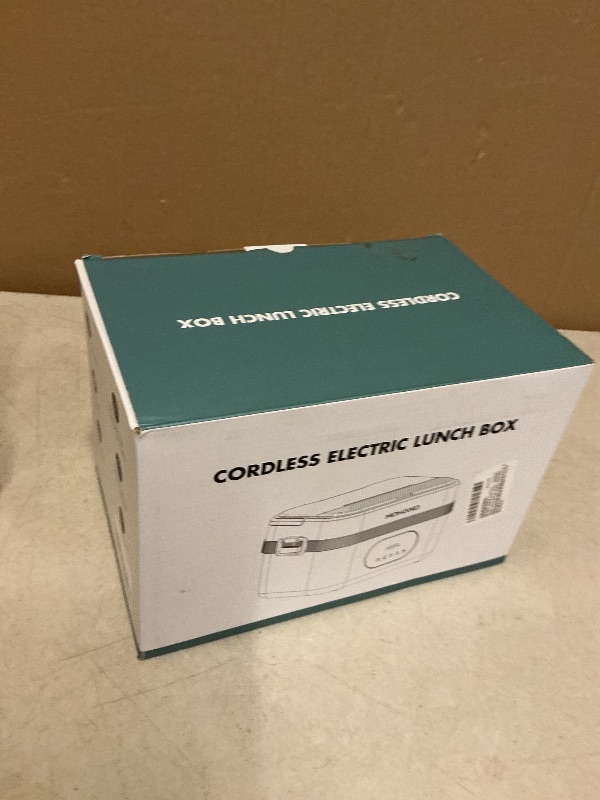 Photo 1 of MDHAND Heated Lunch Box - Cordless Electric Lunch Box for Adults, 18000mAh Battery Powered Self Heating Food Warmer for Office Work Car Travel Outdoors, Scheduled Heating & 1.5L Stainless Container