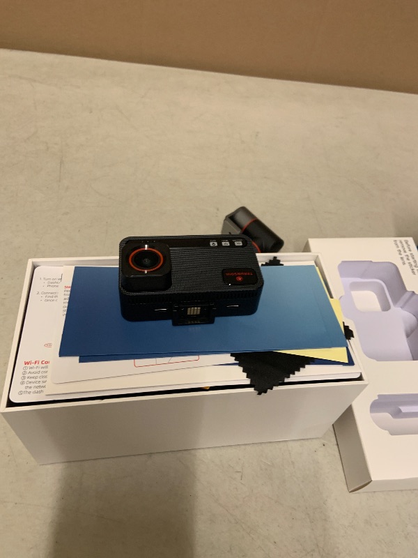 Photo 1 of TERUNSOUl 4K+4K Dash Cam Front and Rear, Free 128GB Card Included, 5.8GHz WiFi Dash Camera for Cars, Built-in GPS, G-Sensor, 170°Wide Angle, 3" IPS Screen, 24H Parking Mode, Support 512GB Max