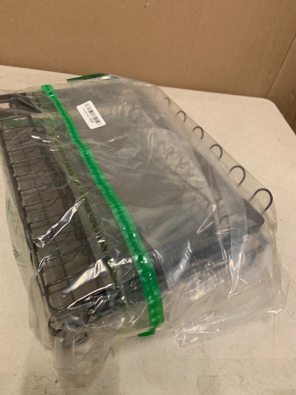 Photo 1 of 2-Tier Dish Racks for Kitchen Counter, Stainless Steel Kitchen Dish Drying Rack Large Dish Drainers for Kitchens Counter, Space Saving Dishes Strainer for Bowl, Plate, Cup - Modern Counter Organizer