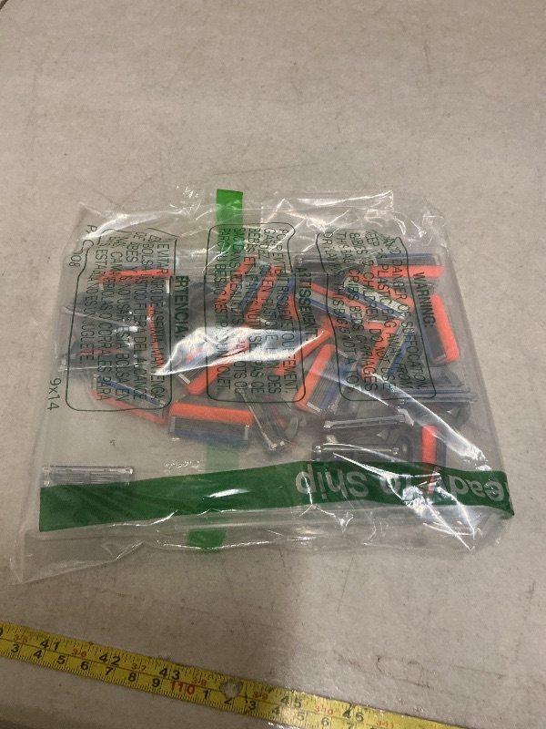 Photo 1 of 36 Blades Replacement Parts for GL-Fusion 5 Style Razors (Orange-Slate), Wet Razors Men's Blades Value Packs