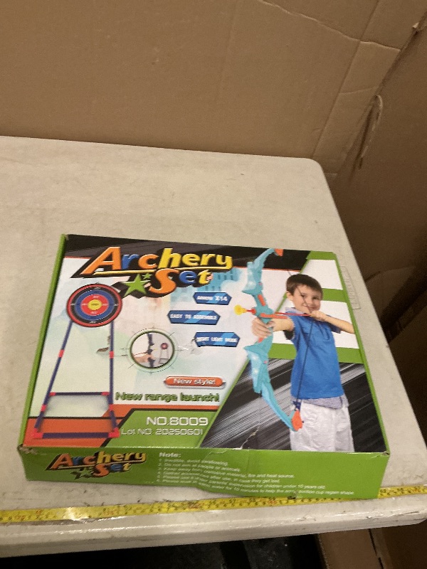 Photo 1 of 2 Pack Bow and Arrow Set for Kids, Light Up Archery Set with 14 Suction Cup Arrows, Archery Targets Outdoor Games for Kids Ages 4-8 8-12, Birthday Gifts Toys for 5 6 7 8 9 10 11 12 Year Old Boys Girls