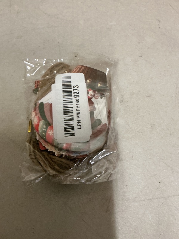 Photo 1 of 10pcs Santa Claus Parachute Handmade Ornament Set - Classic Christmas Decorations for Home and Garden, Festive