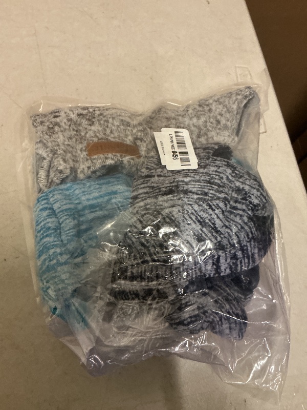 Photo 1 of 3 Pack Dog Sweaters for Small Dogs Girl Boy Winter Fleece Clothes Warm Soft Dog Sweatshirt Outfit for Dogs Cats Pet Apparel