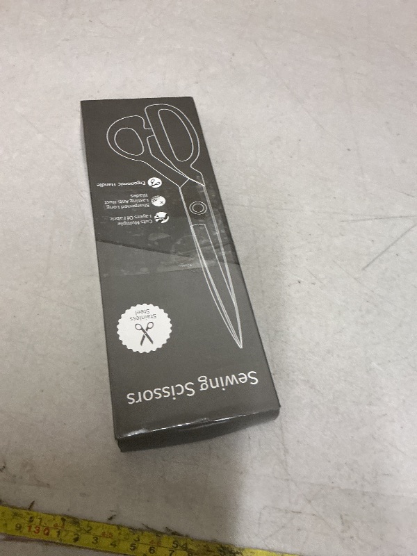 Photo 1 of 10" Sewing Scissors,Heavy Duty Tailor Scissors Shears for Fabric,Leather,Raw Materials,Dressingmaking,Altering-Professional Upholstery Shears for Dressmakers Students Office Crafting