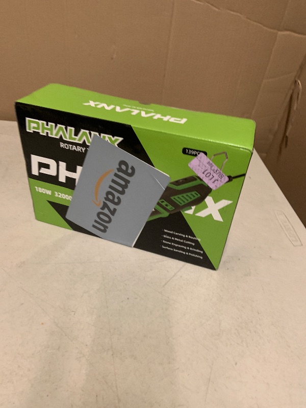 Photo 1 of 180W Rotary Tool Kit, 1.5-Amp PHALANX 6 Variable Speed with Flex Shaft, 8000-32000RPM Multi-Tool& 139pcs Accessories Kit, Power Multiuse Set Prefect for Crafting Projects and DIY Creations…