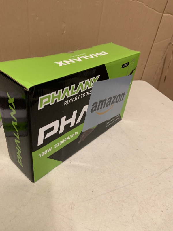 Photo 1 of 180W Rotary Tool Kit, 1.5-Amp PHALANX 6 Variable Speed with Flex Shaft, 8000-32000RPM Multi-Tool& 139pcs Accessories Kit, Power Multiuse Set Prefect for Crafting Projects and DIY Creations…