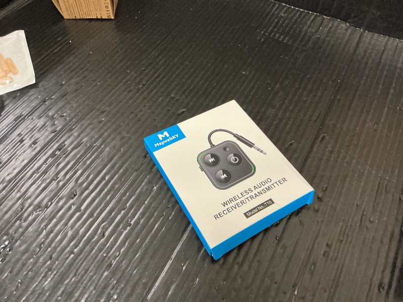 Photo 1 of 2026 Pro Bluetooth 5.4 Transmitter Receiver, 2-in-1 Wireless Audio Adapter for Airplane/TV/PC/Gym - Dual Link Headphone, Low Latency, Battery Display, Built-in Mic, 30H Playtime, Aviation Metal Frame