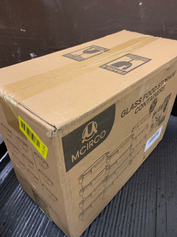 Photo 1 of 24-Piece Glass Food Storage Containers with Upgraded Snap Locking Lids,Glass Meal Prep Containers Set - Airtight Lunch Containers, Microwave, Oven, Freezer and Dishwasher,White