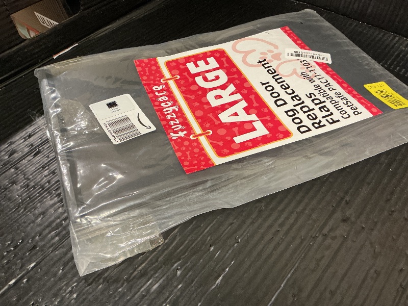 Photo 1 of 2PACK Large Dog Door Replacement Flap with Screws,Doggie Door Replacement Flaps Compatible with PetSafe Freedom Doggie Doors PAC11-11039,10 1/8" X 16 7/8",Weather Resistant and Easy to Install