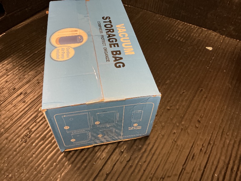 Photo 1 of 12 Pack Travel Vacuum Storage Bags with Rechargeable Wireless Electric Pump for Luggage, Suitcase, Carry-on Size Vacuum Seal Compression Space Saver Bags for Clothes and Clothing Travel