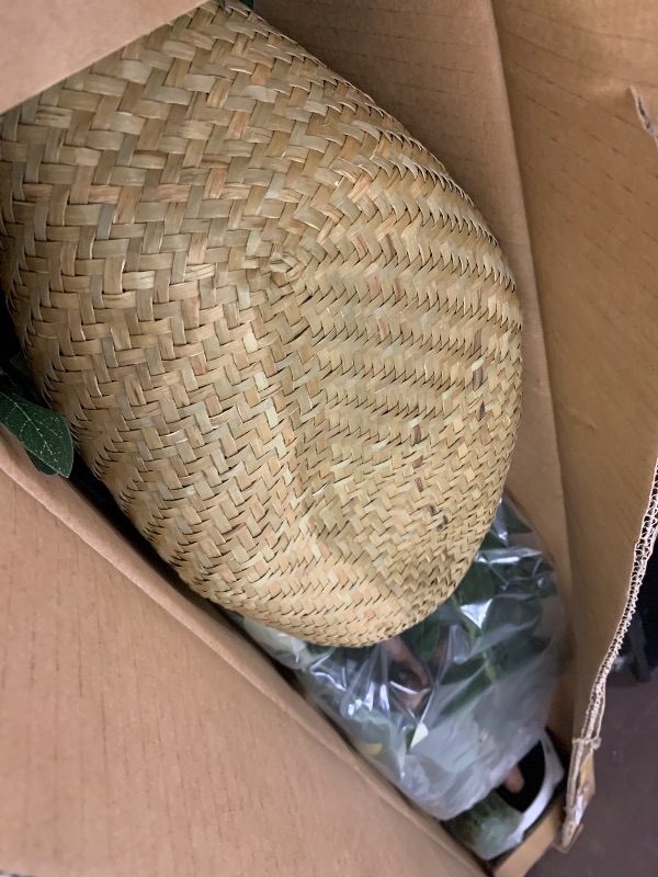 Photo 1 of LuceAlberi 6FT Artificial Olive Tree - Indoor Tall Faux Olive Trees with Planter&Basket, Large Fake Olive Silk Tree Realistic Olive Plants with Branches and Fruits for Home Decor Office Living Room