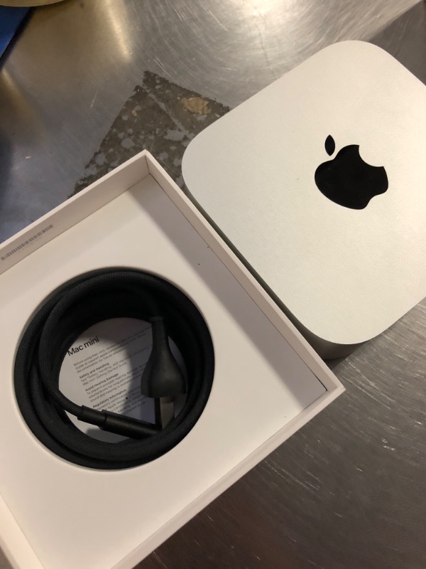 Photo 1 of Apple 2024 Mac mini Desktop Computer with M4 chip with 10?core CPU and 10?core GPU: Built for Apple Intelligence, 16GB Unified Memory, 256GB SSD Storage, Gigabit Ethernet. Works with iPhone/iPad