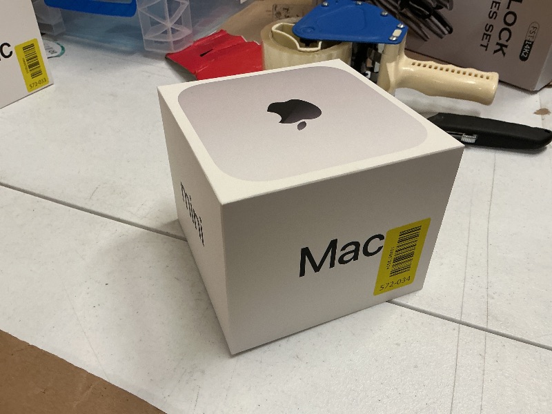 Photo 1 of Apple 2024 Mac mini Desktop Computer with M4 chip with 10?core CPU and 10?core GPU: Built for Apple Intelligence, 16GB Unified Memory, 256GB SSD Storage, Gigabit Ethernet. Works with iPhone/iPad