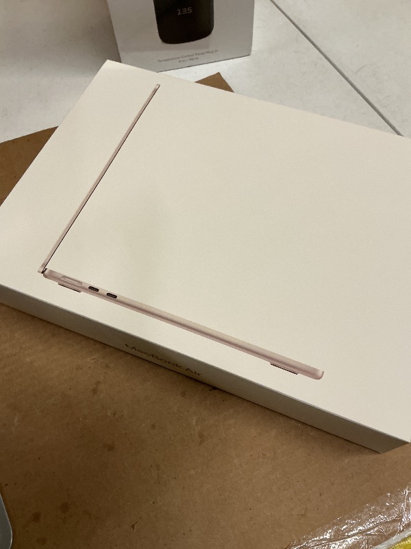 Photo 1 of Apple 2025 MacBook Air 13-inch Laptop with M4 chip: Built for Apple Intelligence, 13.6-inch Liquid Retina Display, 16GB Unified Memory, 512GB SSD Storage, 12MP Center Stage Camera, Touch ID; Starlight