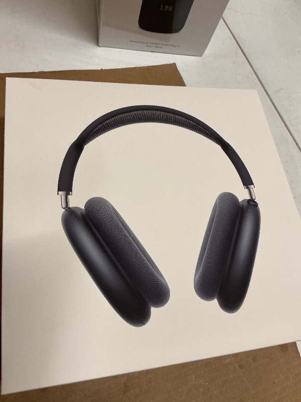 Photo 1 of Apple AirPods Max Wireless Over-Ear Headphones, Pro-Level Active Noise Cancellation, Transparency Mode, Personalized Spatial Audio, USB-C Charging, Bluetooth Headphones for iPhone - Midnight