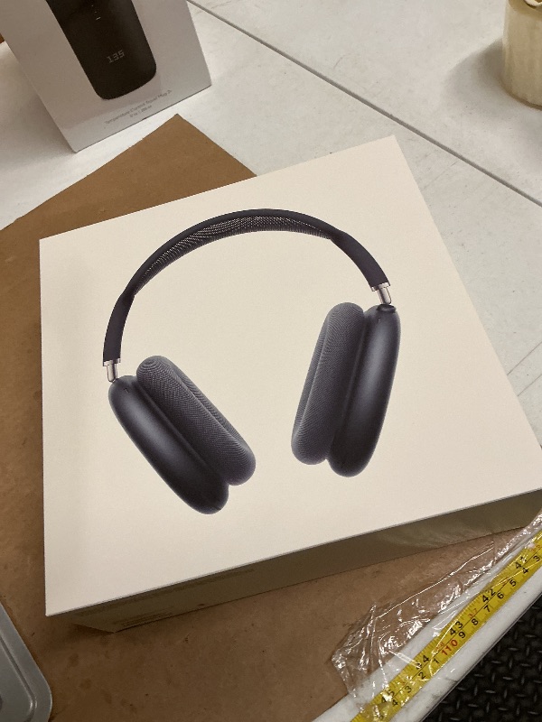 Photo 1 of Apple AirPods Max Wireless Over-Ear Headphones, Pro-Level Active Noise Cancellation, Transparency Mode, Personalized Spatial Audio, USB-C Charging, Bluetooth Headphones for iPhone - Midnight