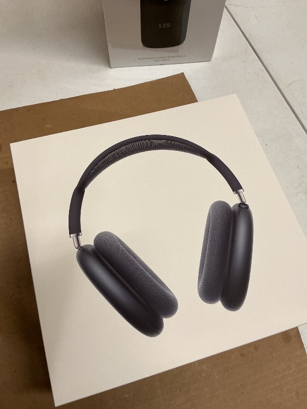 Photo 1 of Apple AirPods Max Wireless Over-Ear Headphones, Pro-Level Active Noise Cancellation, Transparency Mode, Personalized Spatial Audio, USB-C Charging, Bluetooth Headphones for iPhone - Midnight