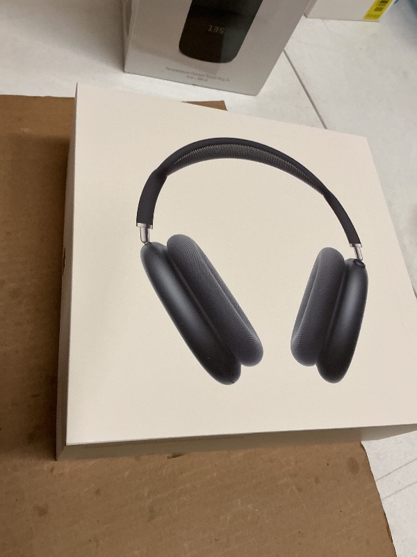 Photo 1 of Apple AirPods Max Wireless Over-Ear Headphones, Pro-Level Active Noise Cancellation, Transparency Mode, Personalized Spatial Audio, USB-C Charging, Bluetooth Headphones for iPhone - Midnight