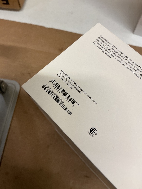 Photo 1 of Apple AirPods Max Wireless Over-Ear Headphones, Pro-Level Active Noise Cancellation, Transparency Mode, Personalized Spatial Audio, USB-C Charging, Bluetooth Headphones for iPhone - Midnight