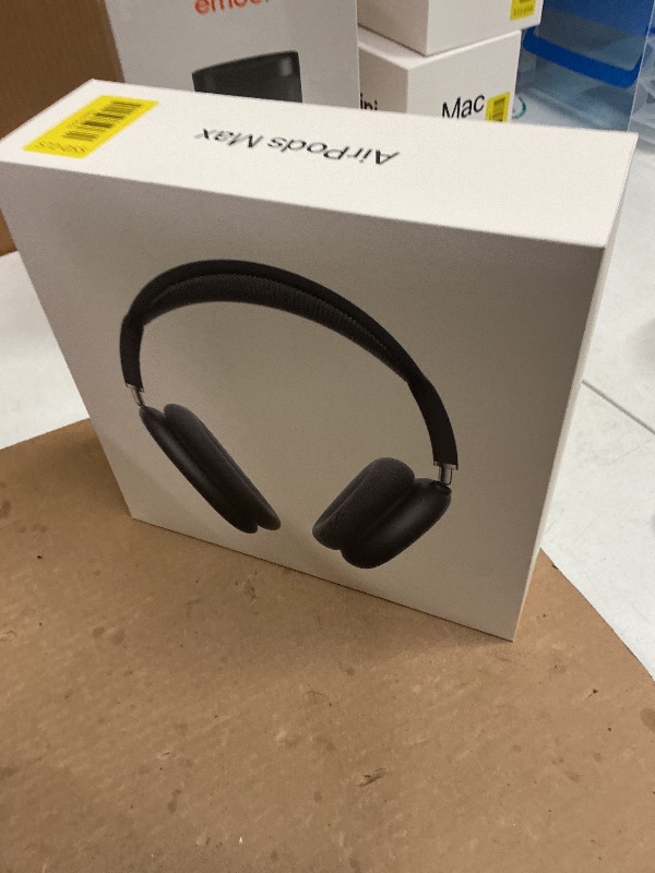 Photo 1 of Apple AirPods Max Wireless Over-Ear Headphones, Pro-Level Active Noise Cancellation, Transparency Mode, Personalized Spatial Audio, USB-C Charging, Bluetooth Headphones for iPhone - Midnight