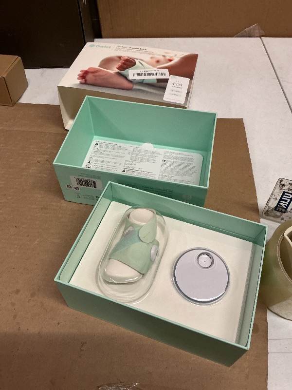 Photo 1 of Owlet Dream Sock® - FDA-Cleared Smart Baby Monitor - Track Live Pulse (Heart) Rate, Oxygen in Infants - Receive Notifications - Mint